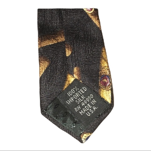 Arden Cravats Silk Cigar Printed Tie - Picture 6 of 6